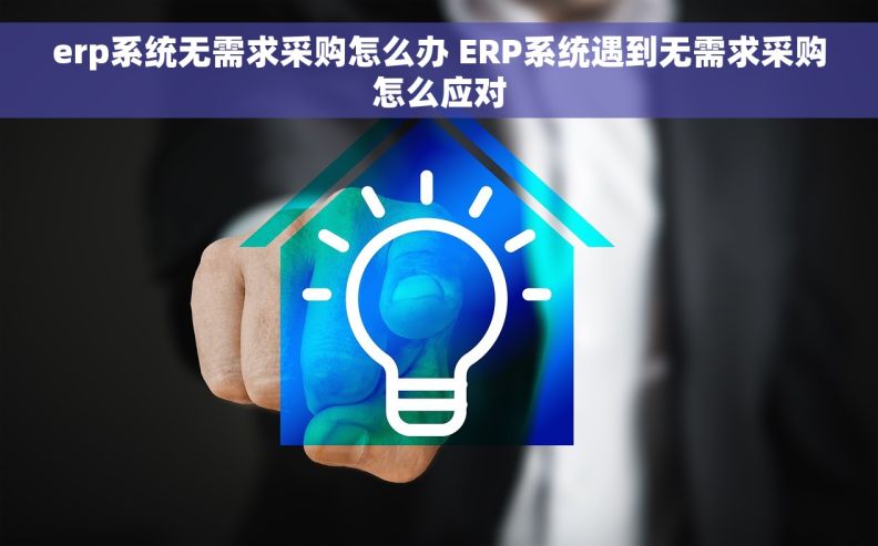 erp系统无需求采购怎么办 ERP系统遇到无需求采购怎么应对
