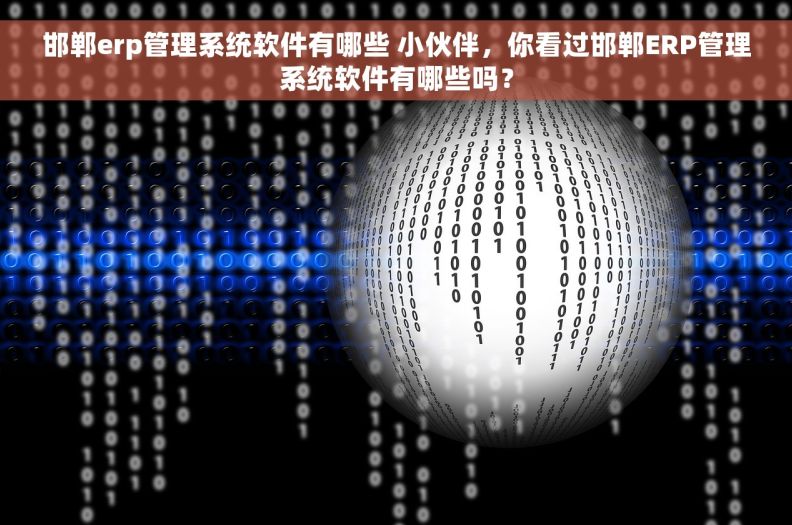 邯郸erp管理系统软件有哪些 小伙伴，你看过邯郸ERP管理系统软件有哪些吗？