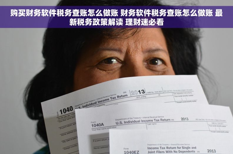 购买财务软件税务查账怎么做账 财务软件税务查账怎么做账 最新税务政策解读 理财迷必看