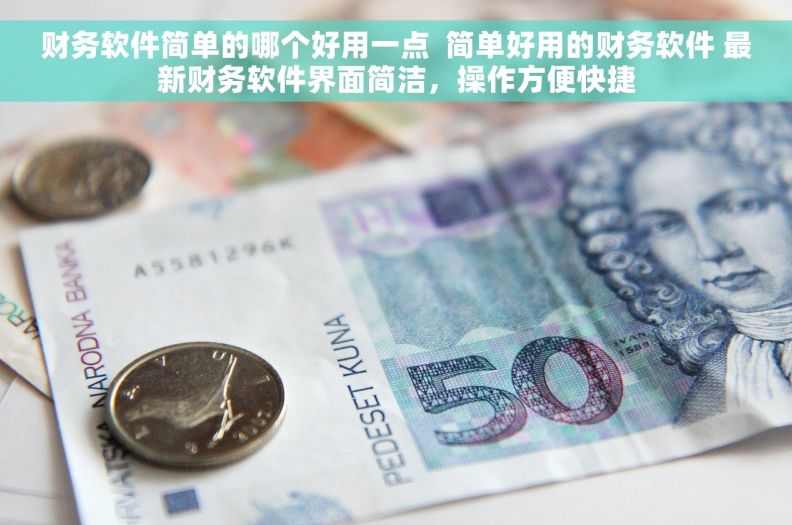 财务软件简单的哪个好用一点  简单好用的财务软件 最新财务软件界面简洁，操作方便快捷