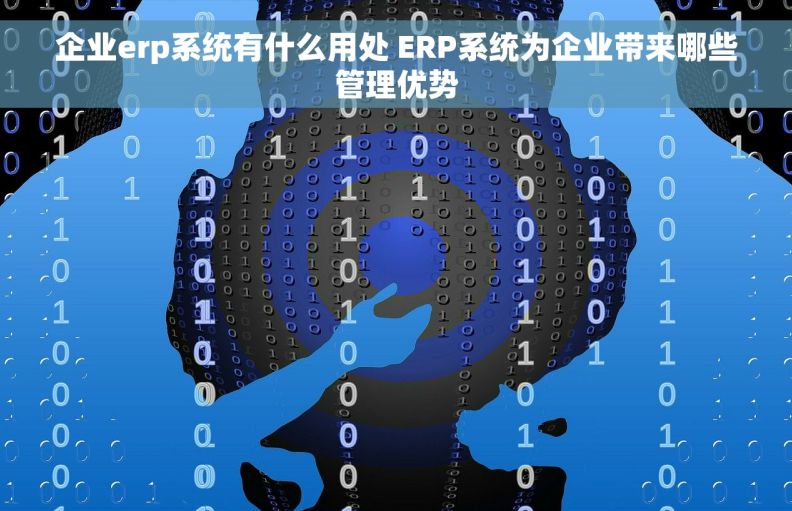 企业erp系统有什么用处 ERP系统为企业带来哪些管理优势