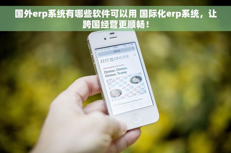 国外erp系统有哪些软件可以用 国际化erp系统，让跨国经营更顺畅！