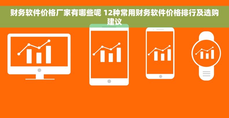 财务软件价格厂家有哪些呢 12种常用财务软件价格排行及选购建议