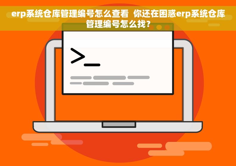erp系统仓库管理编号怎么查看  你还在困惑erp系统仓库管理编号怎么找？