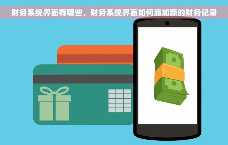 财务系统界面有哪些，财务系统界面如何添加新的财务记录