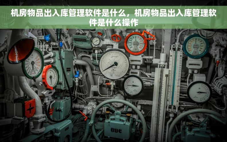 机房物品出入库管理软件是什么，机房物品出入库管理软件是什么操作