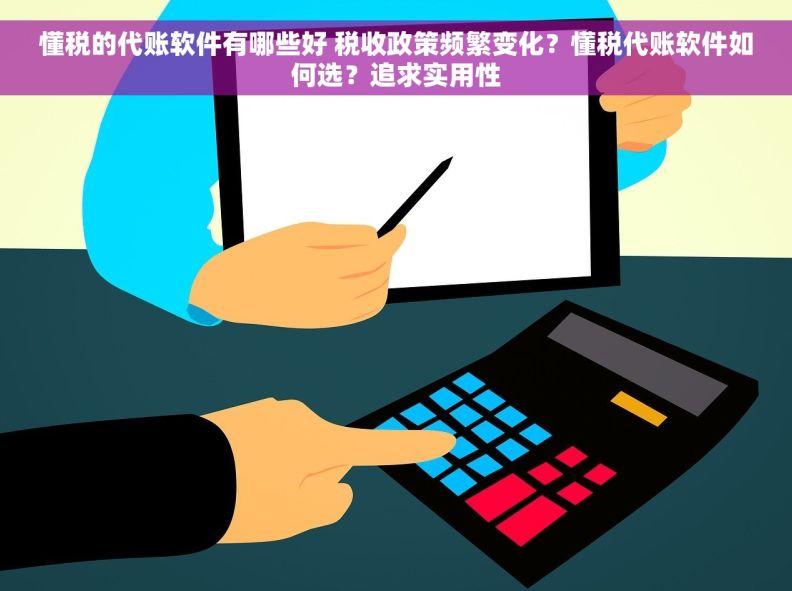 懂税的代账软件有哪些好 税收政策频繁变化？懂税代账软件如何选？追求实用性