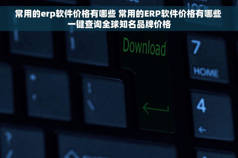 常用的erp软件价格有哪些 常用的ERP软件价格有哪些 一键查询全球知名品牌价格