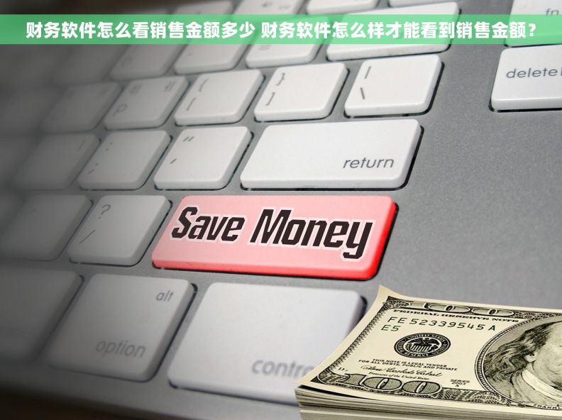 财务软件怎么看销售金额多少 财务软件怎么样才能看到销售金额？