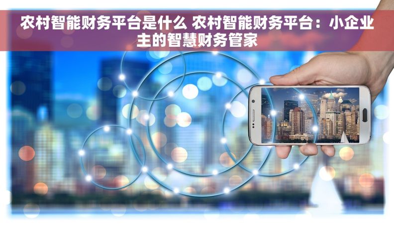 农村智能财务平台是什么 农村智能财务平台:小企业主的智慧财务管家 农村智能财务平台是什么 农村智能财务平台:小企业主的智慧财务管家