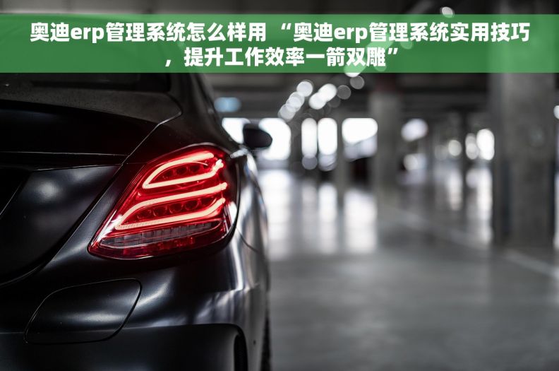 奥迪erp管理系统怎么样用 “奥迪erp管理系统实用技巧,提升工作效率一箭双雕” 奥迪erp管理系统怎么样用 “奥迪erp管理系统实用技巧,提升工作效率一箭双雕”