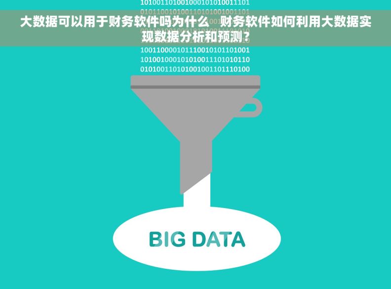 大数据可以用于财务软件吗为什么   财务软件如何利用大数据实现数据分析和预测？
