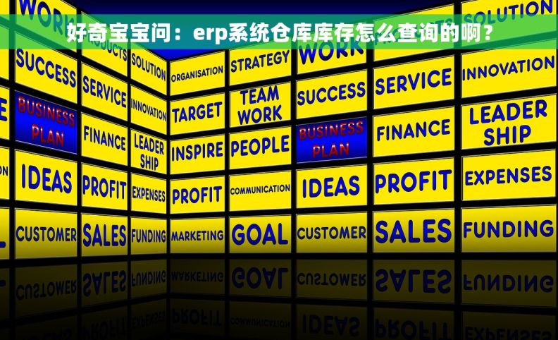 好奇宝宝问：erp系统仓库库存怎么查询的啊？