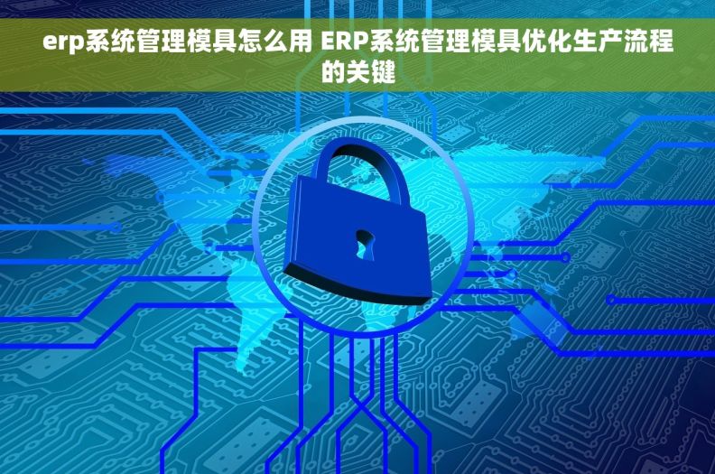 erp系统管理模具怎么用 ERP系统管理模具优化生产流程的关键