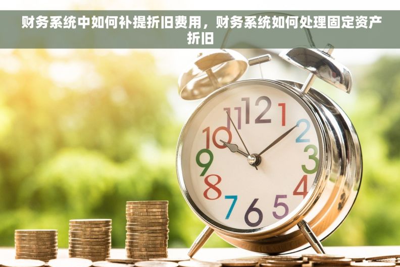  财务系统中如何补提折旧费用，财务系统如何处理固定资产折旧