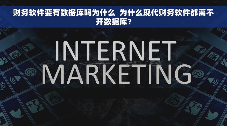 财务软件要有数据库吗为什么  为什么现代财务软件都离不开数据库？