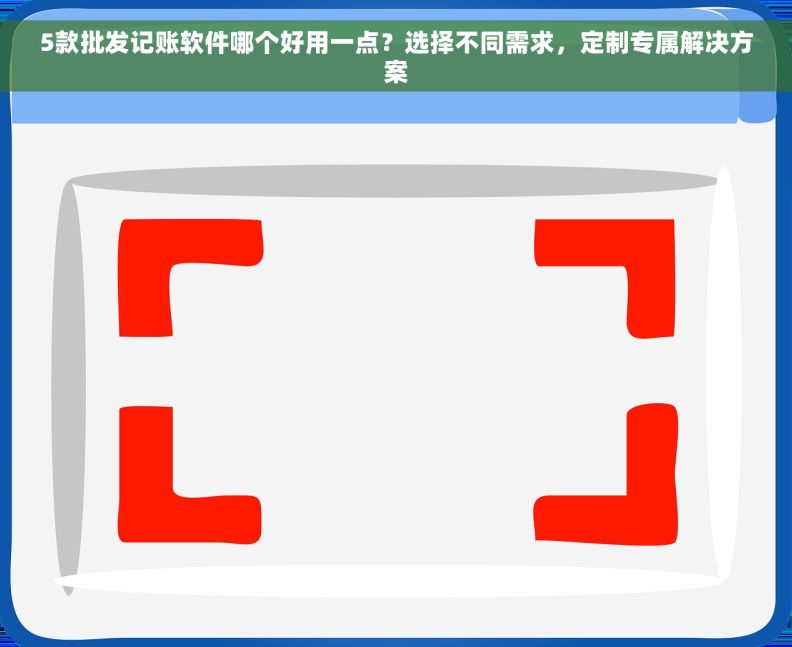 5款批发记账软件哪个好用一点？选择不同需求，定制专属解决方案