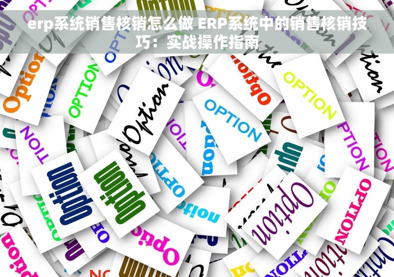 erp系统销售核销怎么做 ERP系统中的销售核销技巧：实战操作指南