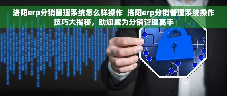 洛阳erp分销管理系统怎么样操作  洛阳erp分销管理系统操作技巧大揭秘，助您成为分销管理高手