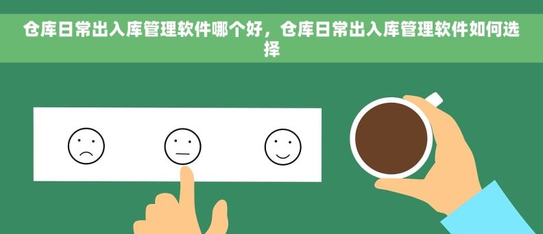 仓库日常出入库管理软件哪个好，仓库日常出入库管理软件如何选择