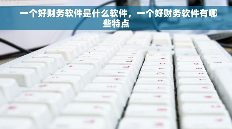   一个好财务软件是什么软件，一个好财务软件有哪些特点