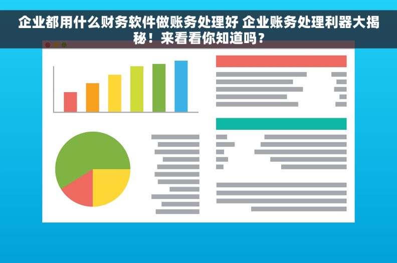 企业都用什么财务软件做账务处理好 企业账务处理利器大揭秘！来看看你知道吗？