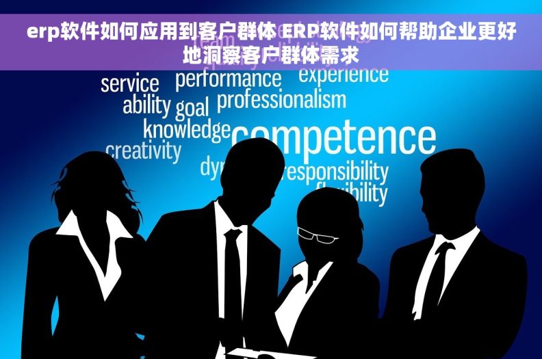 erp软件如何应用到客户群体 ERP软件如何帮助企业更好地洞察客户群体需求