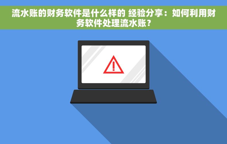 流水账的财务软件是什么样的 经验分享：如何利用财务软件处理流水账？