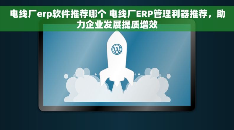电线厂erp软件推荐哪个 电线厂ERP管理利器推荐,助力企业发展提质增效 电线厂erp软件推荐哪个 电线厂ERP管理利器推荐,助力企业发展提质增效