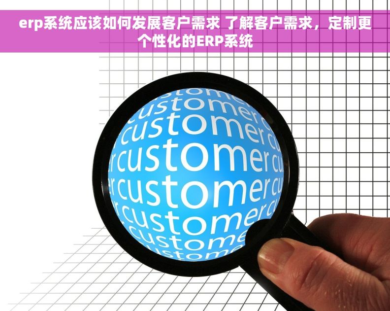 erp系统应该如何发展客户需求 了解客户需求,定制更个性化的ERP系统 erp系统应该如何发展客户需求 了解客户需求,定制更个性化的ERP系统