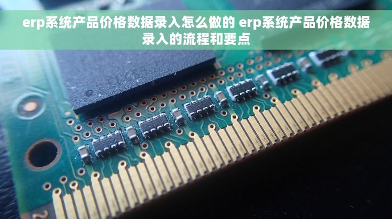 erp系统产品价格数据录入怎么做的 erp系统产品价格数据录入的流程和要点