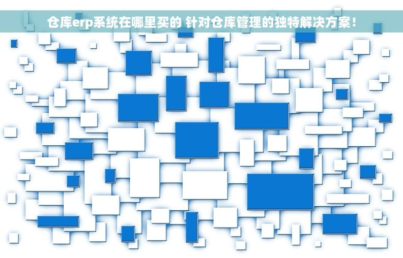 仓库erp系统在哪里买的 针对仓库管理的独特解决方案！