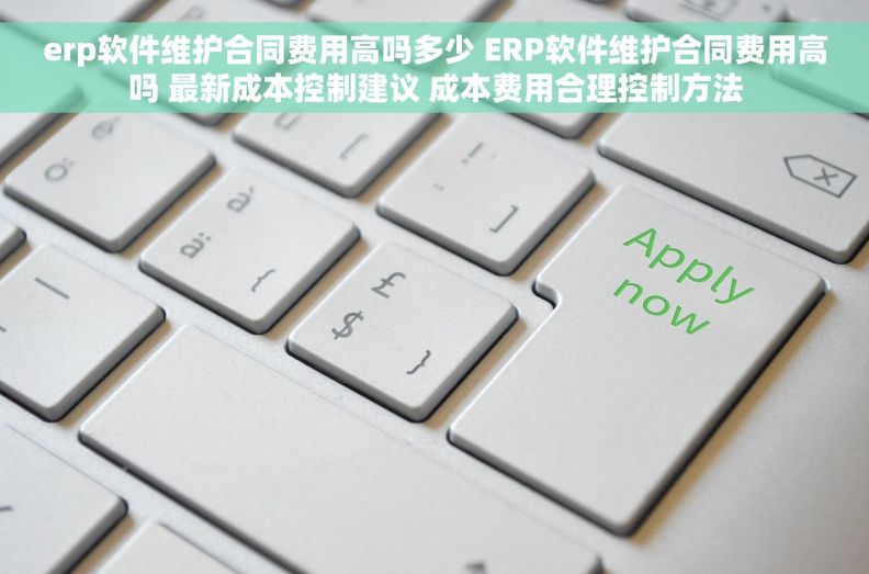 erp软件维护合同费用高吗多少 ERP软件维护合同费用高吗 最新成本控制建议 成本费用合理控制方法