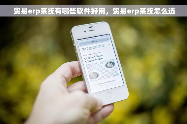  贸易erp系统有哪些软件好用，贸易erp系统怎么选