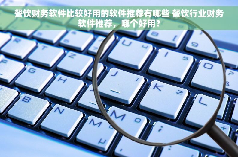 餐饮财务软件比较好用的软件推荐有哪些 餐饮行业财务软件推荐,哪个好用? 餐饮财务软件比较好用的软件推荐有哪些 餐饮行业财务软件推荐,哪个好用?