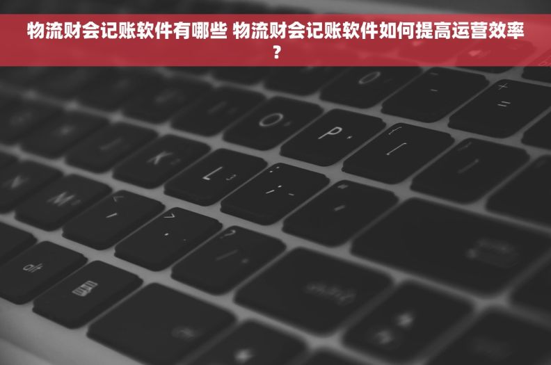 物流财会记账软件有哪些 物流财会记账软件如何提高运营效率？