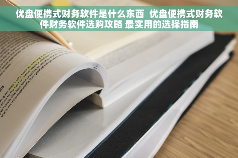 优盘便携式财务软件是什么东西  优盘便携式财务软件财务软件选购攻略 最实用的选择指南