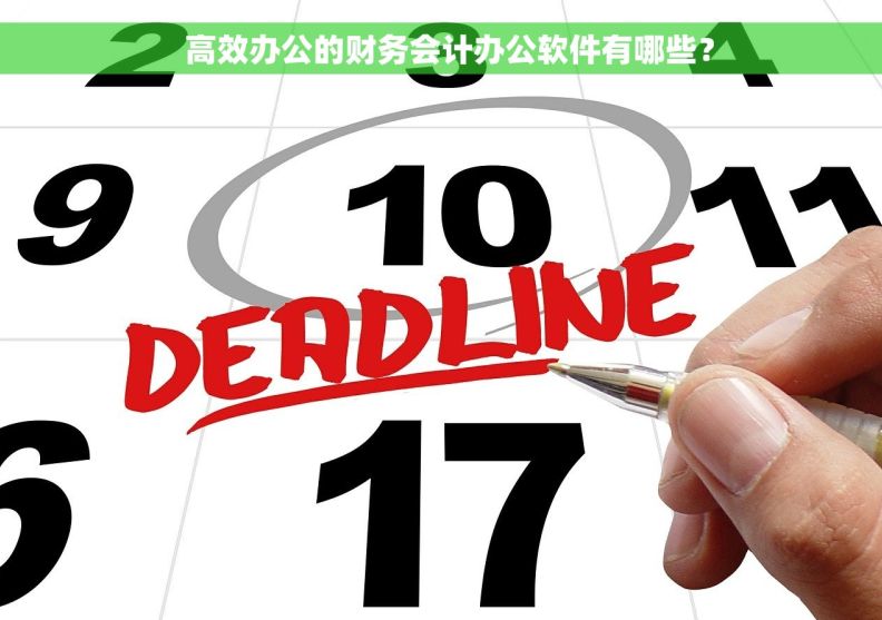 高效办公的财务会计办公软件有哪些?   高效办公的财务会计办公软件有哪些?