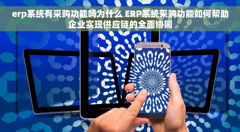erp系统有采购功能吗为什么 ERP系统采购功能如何帮助企业实现供应链的全面协同