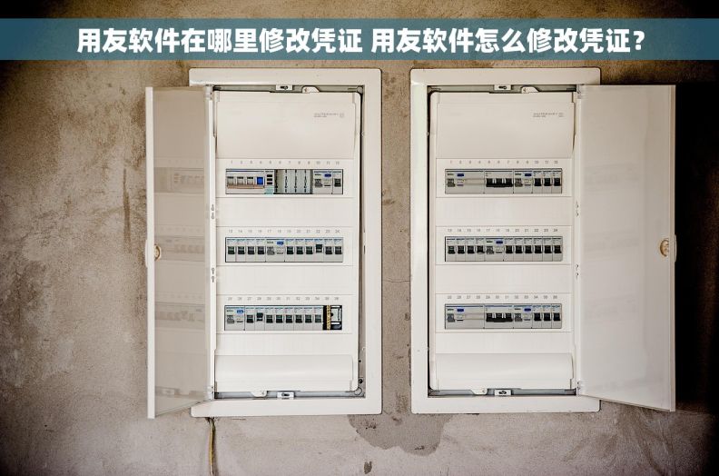 用友软件在哪里修改凭证 用友软件怎么修改凭证？