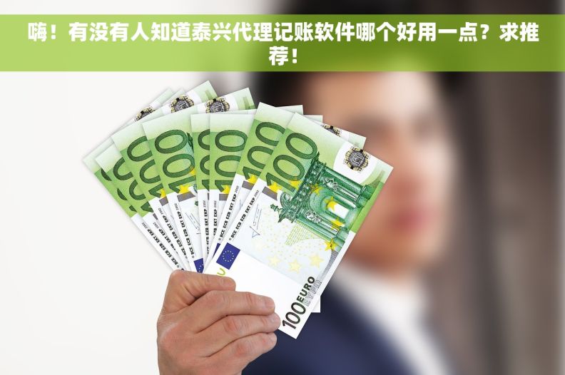 嗨！有没有人知道泰兴代理记账软件哪个好用一点？求推荐！