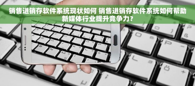 销售进销存软件系统现状如何 销售进销存软件系统如何帮助新媒体行业提升竞争力？