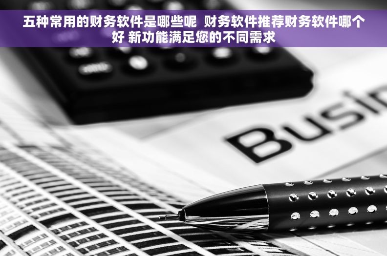 五种常用的财务软件是哪些呢  财务软件推荐财务软件哪个好 新功能满足您的不同需求