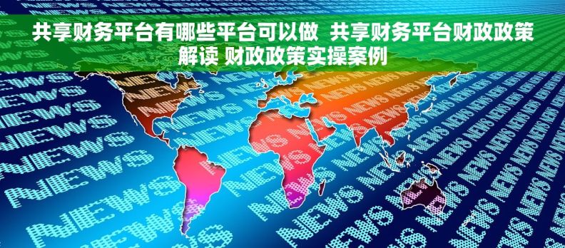 共享财务平台有哪些平台可以做  共享财务平台财政政策解读 财政政策实操案例