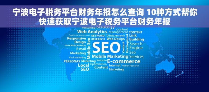 宁波电子税务平台财务年报怎么查询 10种方式帮你快速获取宁波电子税务平台财务年报