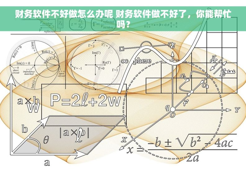 财务软件不好做怎么办呢 财务软件做不好了，你能帮忙吗？