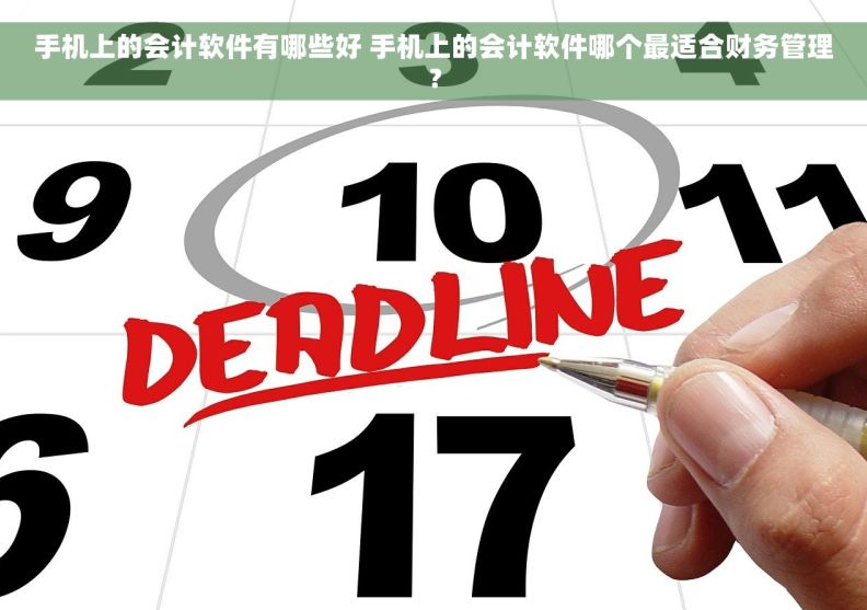 手机上的会计软件有哪些好 手机上的会计软件哪个最适合财务管理? 手机上的会计软件有哪些好 手机上的会计软件哪个最适合财务管理?