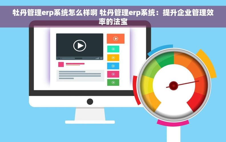 牡丹管理erp系统怎么样啊 牡丹管理erp系统：提升企业管理效率的法宝