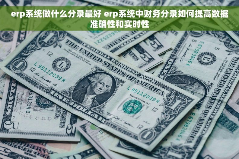 erp系统做什么分录最好 erp系统中财务分录如何提高数据准确性和实时性