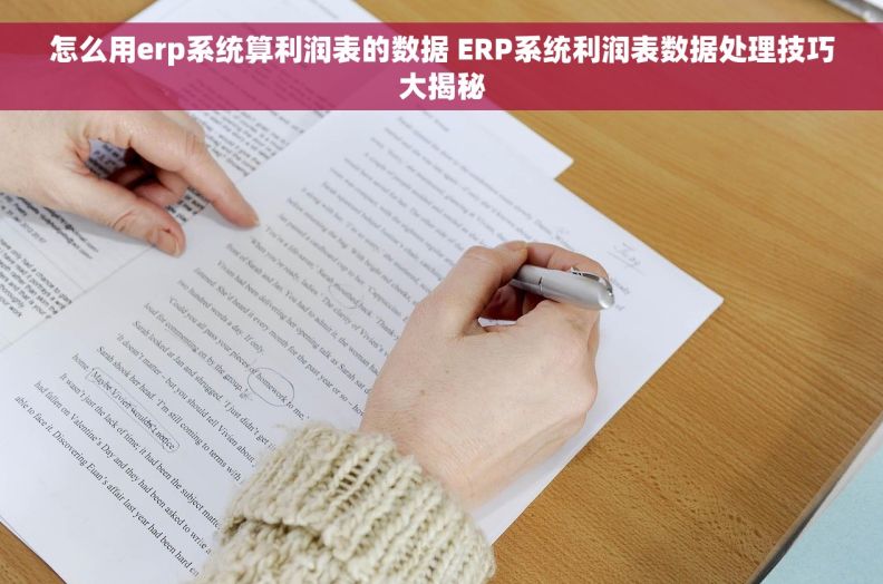 怎么用erp系统算利润表的数据 ERP系统利润表数据处理技巧大揭秘 怎么用erp系统算利润表的数据 ERP系统利润表数据处理技巧大揭秘